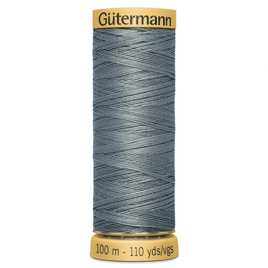 5705 Gutermann Natural Cotton Thread 100m - Smooth Grey