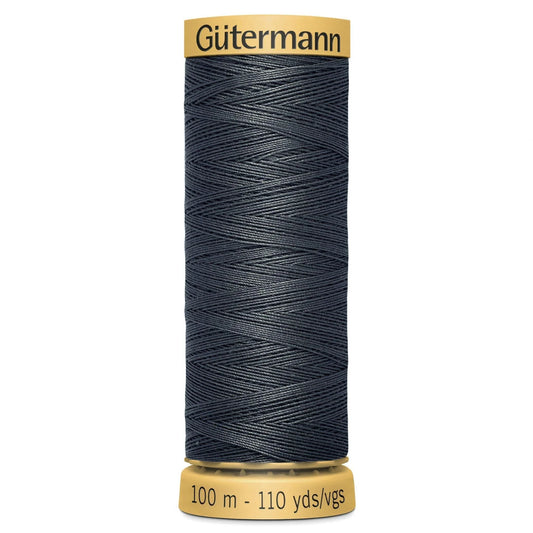 4403 Gutermann Natural Cotton Thread 100m - Dark Grey