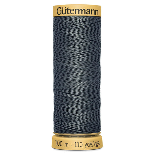 5104 Gutermann Natural Cotton Thread 100m - Dark Grey