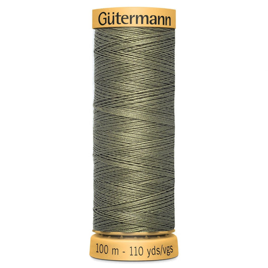 8786 Gutermann Natural Cotton Thread 100m - Khaki