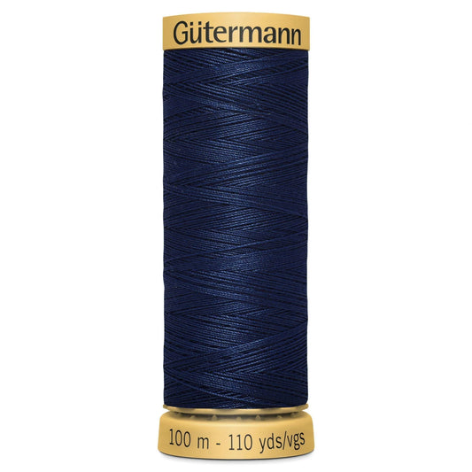 5322 Gutermann Natural Cotton Thread 100m - Rich Navy