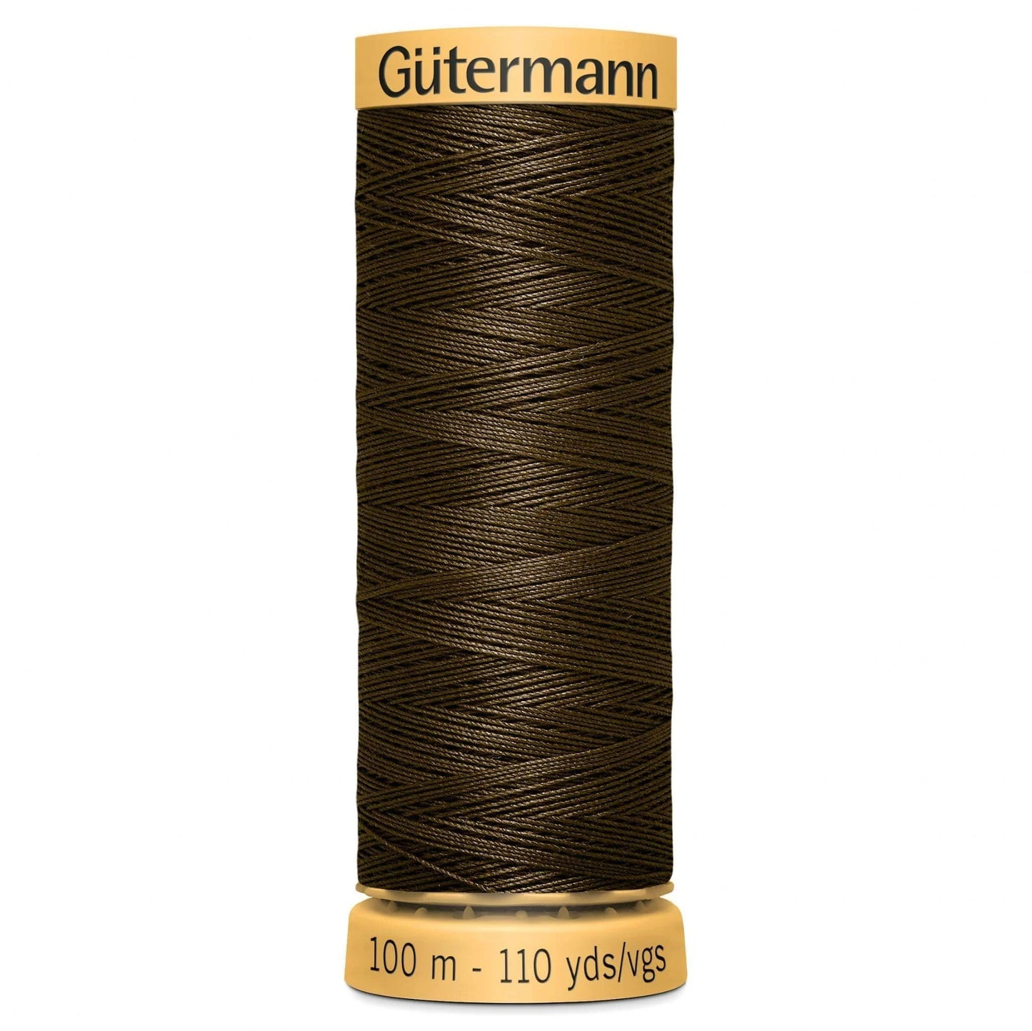 2960 Gutermann Natural Cotton Thread 100m - Dark Brown