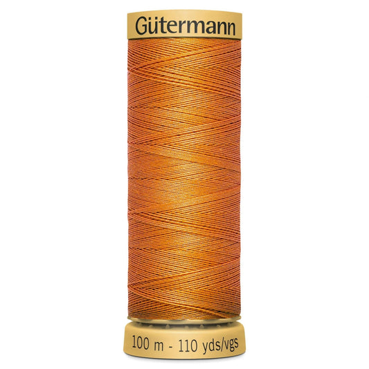 1576 Gutermann Natural Cotton Thread 100m - Orange