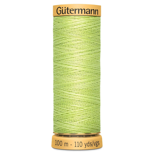 8975 Gutermann Natural Cotton Thread 100m - Light Green