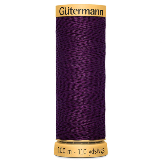3832 Gutermann Natural Cotton Thread 100m - Royal Purple