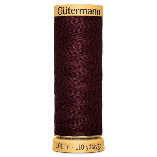 3032 Gutermann Natural Cotton Thread 100m - Burgundy