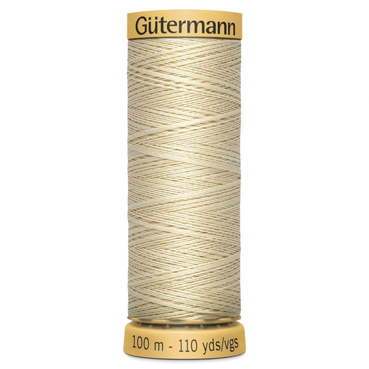 519 Gutermann Natural Cotton Thread 100m - Light Beige