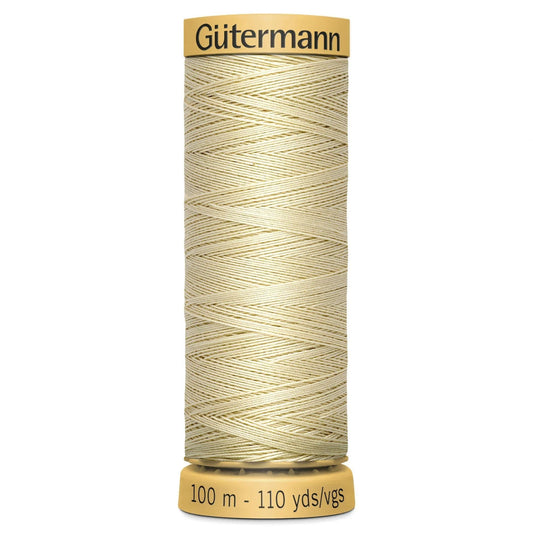 828 Gutermann Natural Cotton Thread 100m - Beige