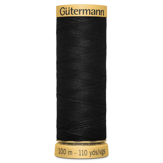 5201 Gutermann Natural Cotton Thread 100m - Black