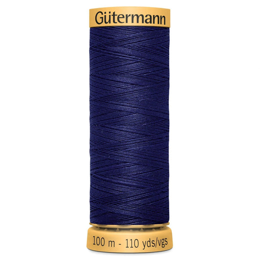 6190 Gutermann Natural Cotton Thread 100m - Navy