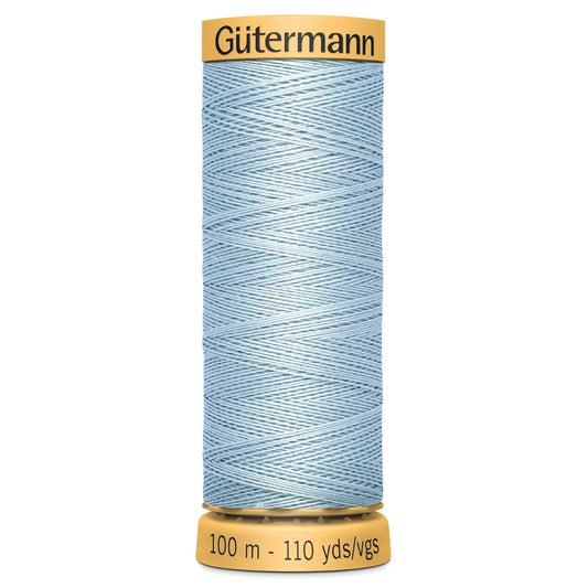 6617 Gutermann Natural Cotton Thread 100m - Light Blue