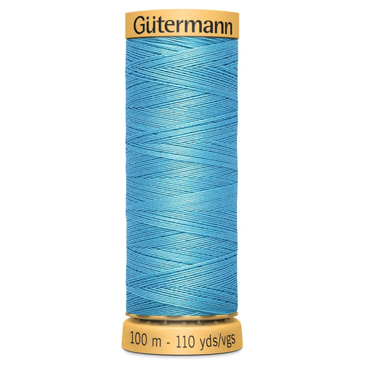 7467 Gutermann Natural Cotton Thread 100m - Light Blue