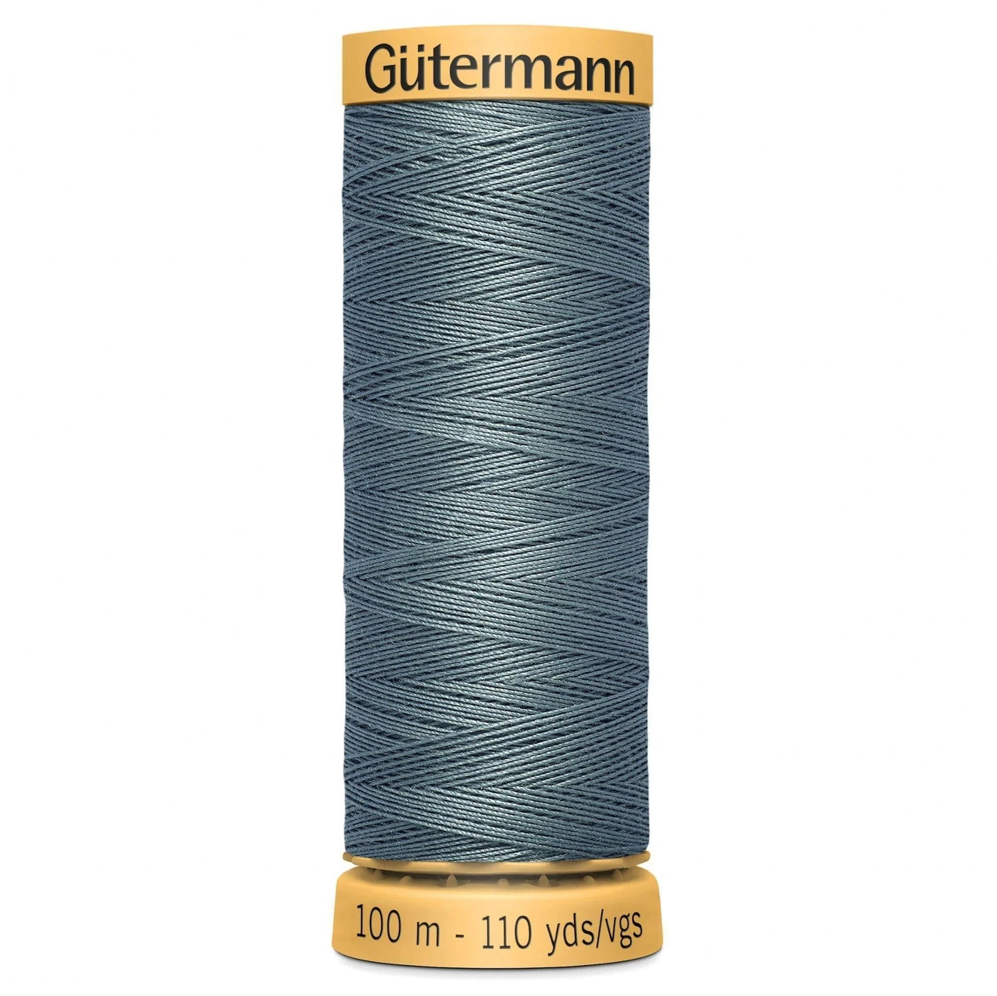 7414 Gutermann Natural Cotton Thread 100m - Grey Blue