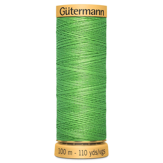 7850 Gutermann Natural Cotton Thread 100m - Vibrant Green