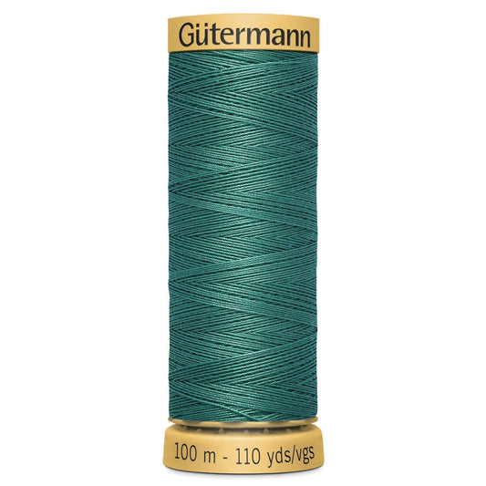 7760 Gutermann Natural Cotton Thread 100m - Pearly Green