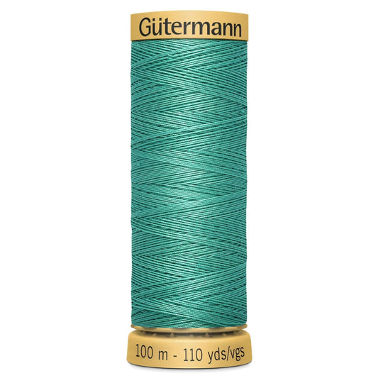 7745 Gutermann Natural Cotton Thread 100m - Turq Green