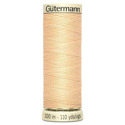 6 Gutermann Sew All Thread 100m - Sand