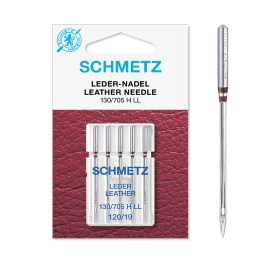 Schmetz Leather Size 120 Machine Needles 5 Piece Card SCH-718807