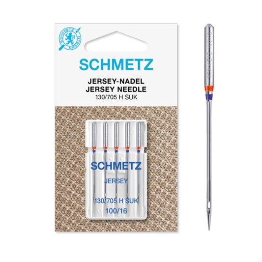 Schmetz Ball Point/Jersey Size 100 Machine Needles 5 Pieces Per Card SCH-707267