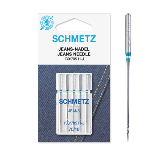 Schmetz Jeans Machine Needles Size 70 5 Piece Card SCH-719017