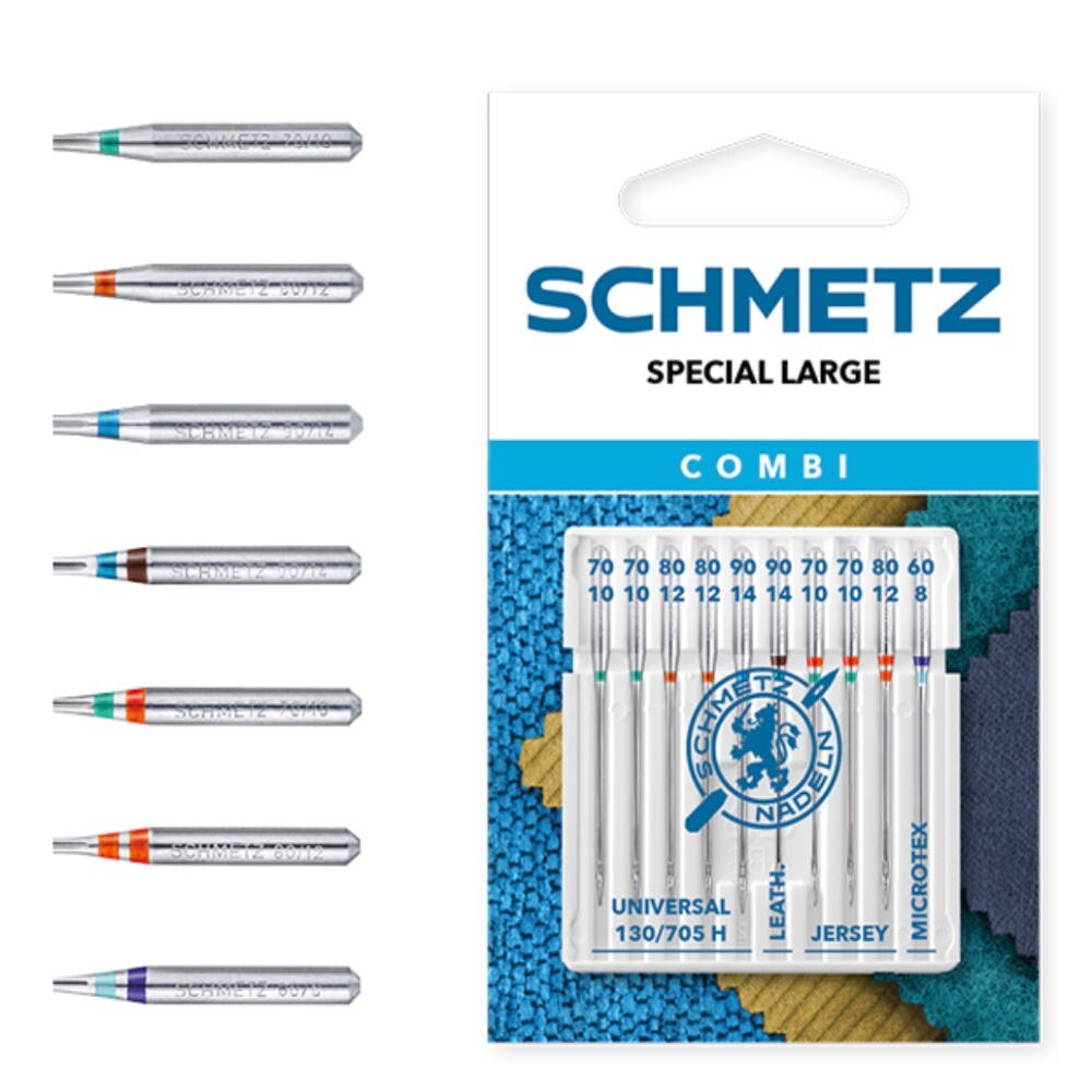 Schmetz Combi Special Large Size 60-90 Machine Needles 10 Piece Card SCH-717727