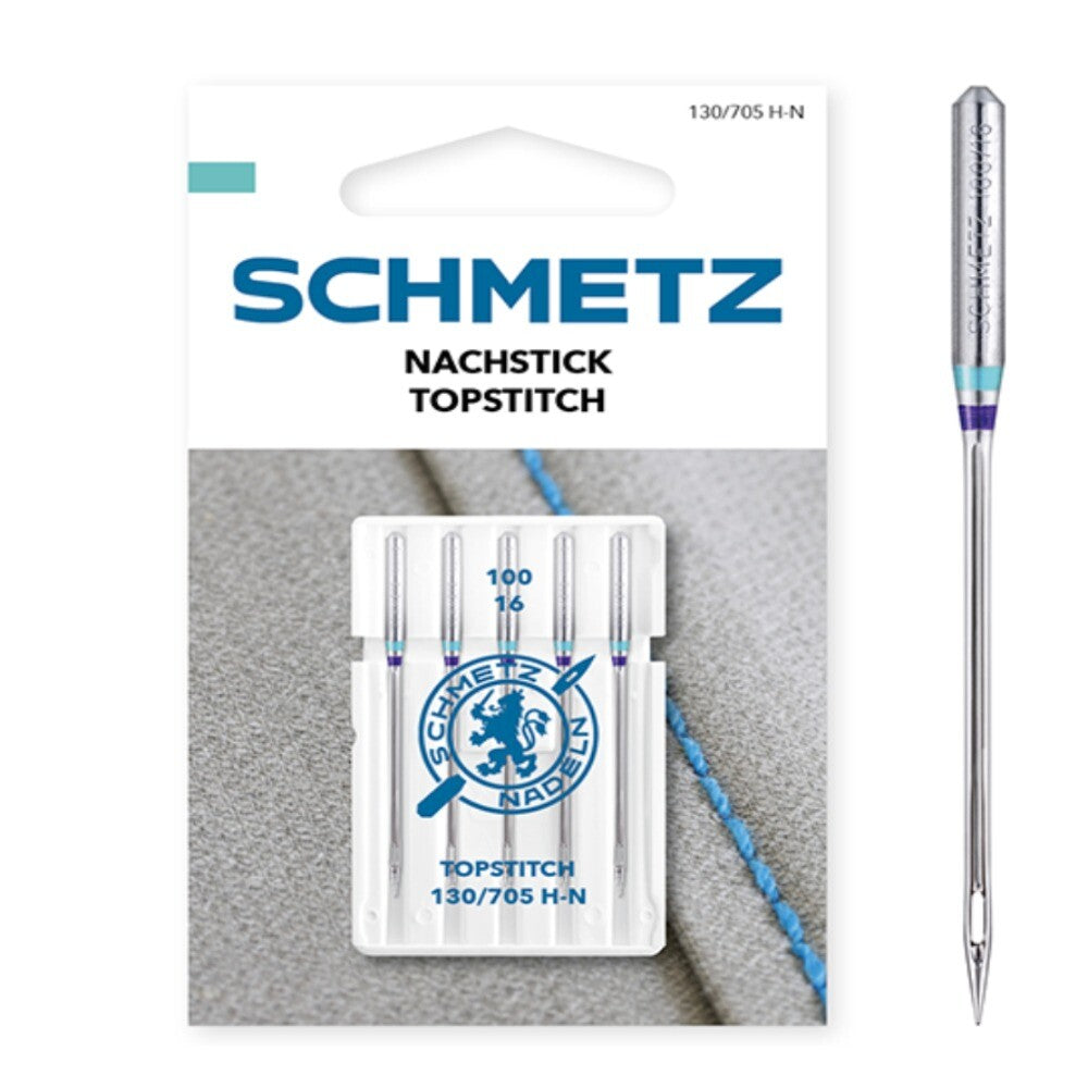 Schmetz Top Stitch Size 100 Machine Needles 5 Piece Card SCH-717877