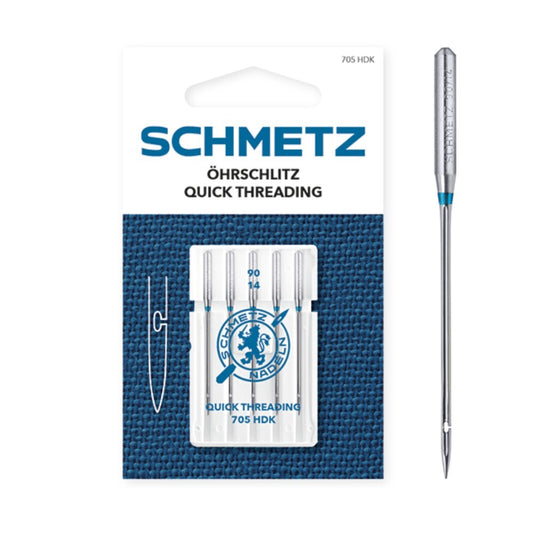 Schmetz Easy Thread Size 90 Machine Needles 5 Piece Card SCH-718207
