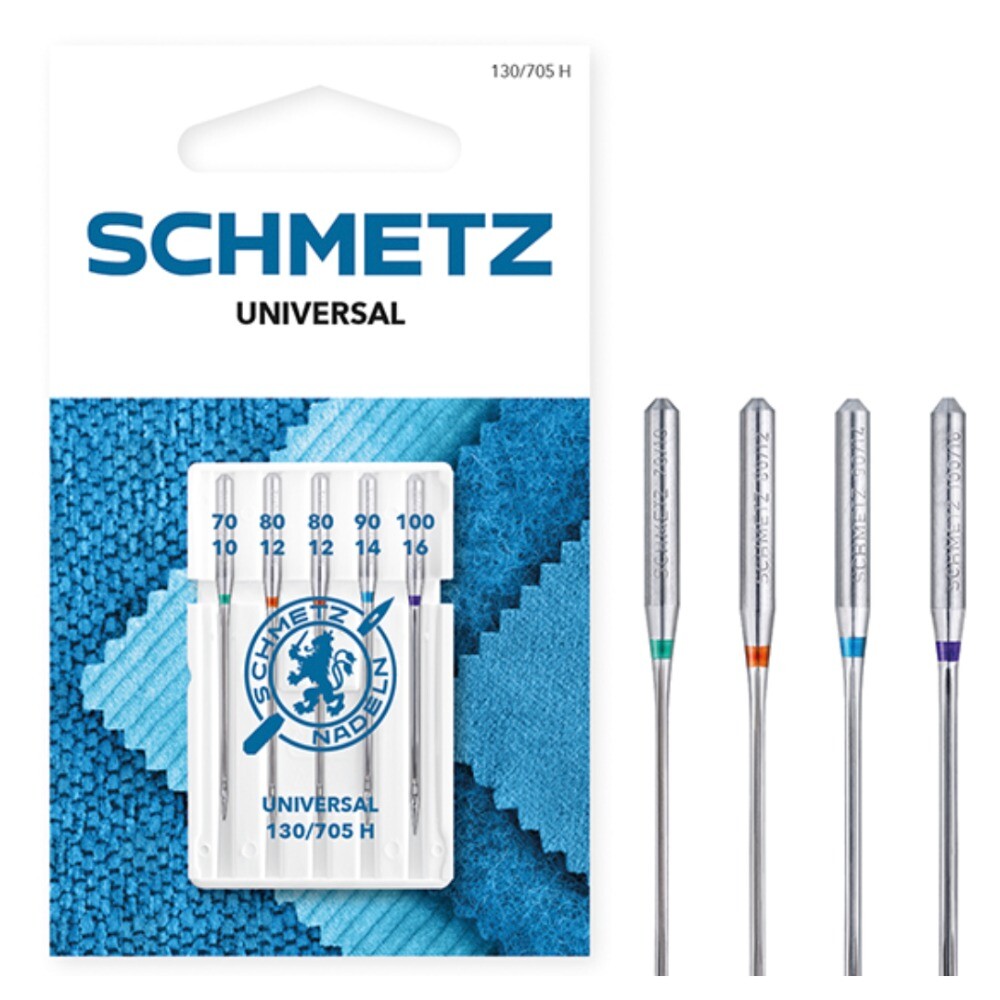 Schmetz Universal Size 70-100 Machine Needles 5 Piece Card SCH-718407