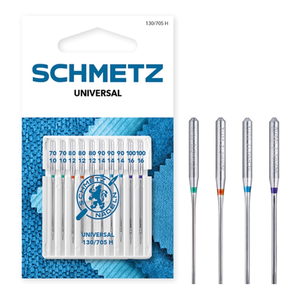 Schmetz Universal Size 70-100 Machine Needles 10 Piece Card SCH-718687