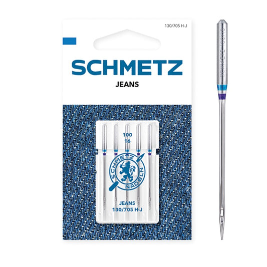 Schmetz Jeans Machine Needles Size 100 5 Piece Card SCH-719077