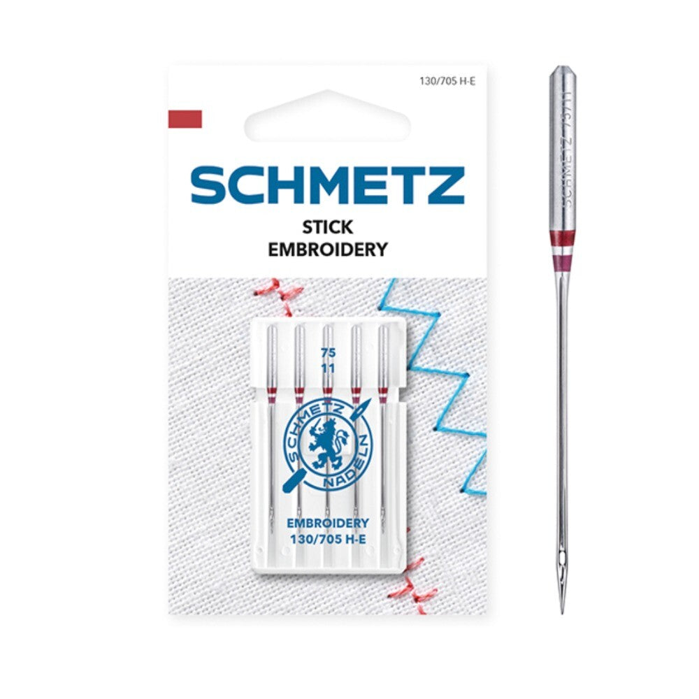 Schmetz Embroidery Size 75 Machine Needles 5 Piece Card SCH-719457