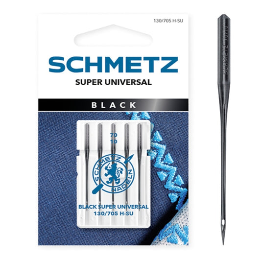 Schmetz Super Universal Black Size 70 Domestic Machine Needle 5pcs Card SCH-719667
