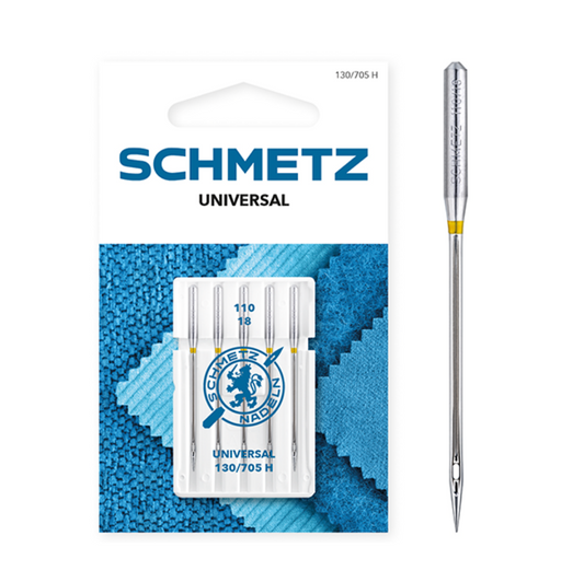Schmetz Universal Size 110 Machine Needles 5 Piece Card SCH-718357